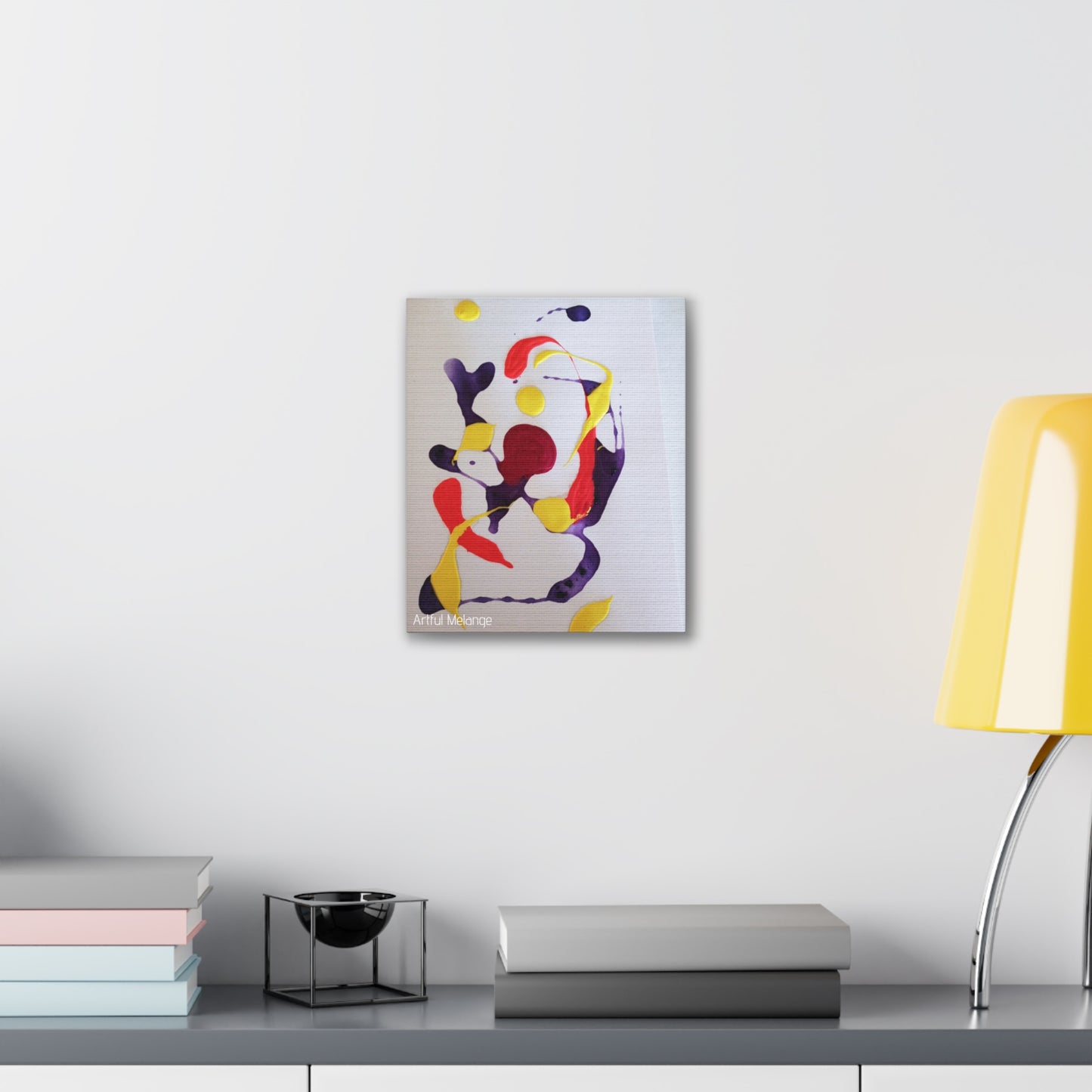 Primary Elegance: A Symphony of Sophistication Canvas Print