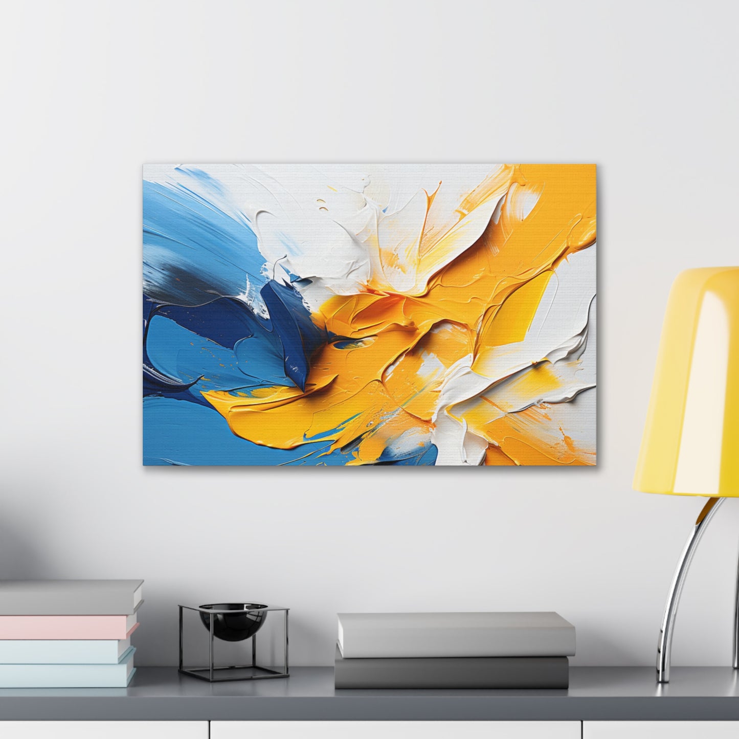 Timeless Elegance: Refined Vibrant Hues Canvas Print for Sophisticated Living Spaces