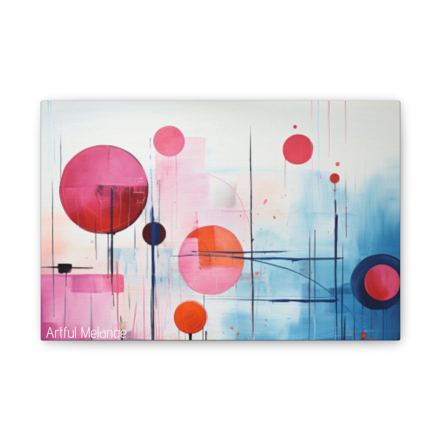 Primary Elegance: A Symphony of Sophistication Canvas Print