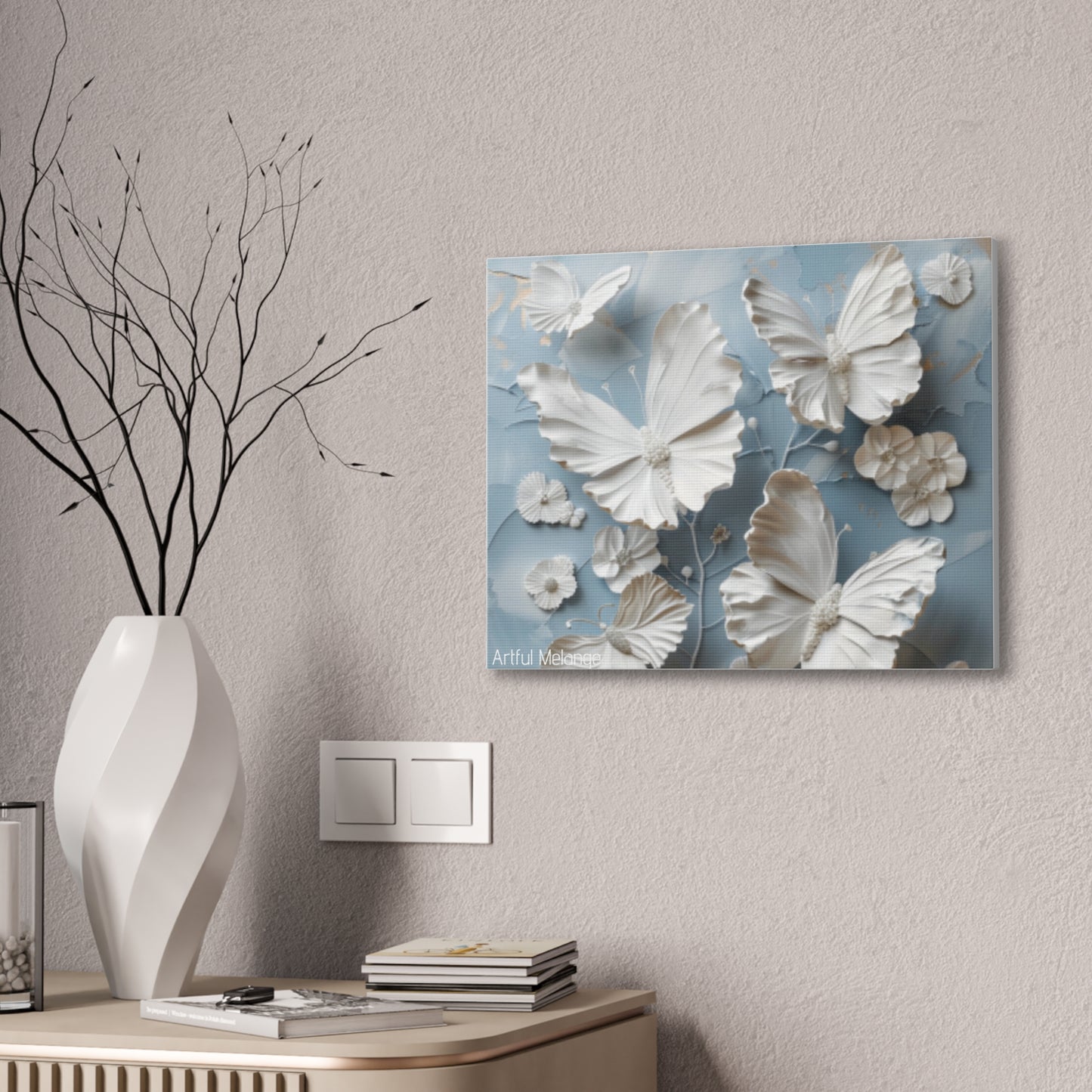 Fluttering Dreams: Butterfly Canvas Print Collection