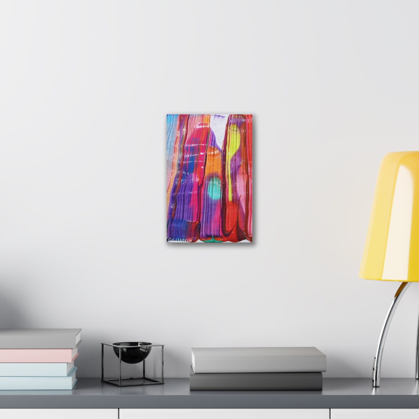 Primary Elegance: A Symphony of Sophistication Canvas Print