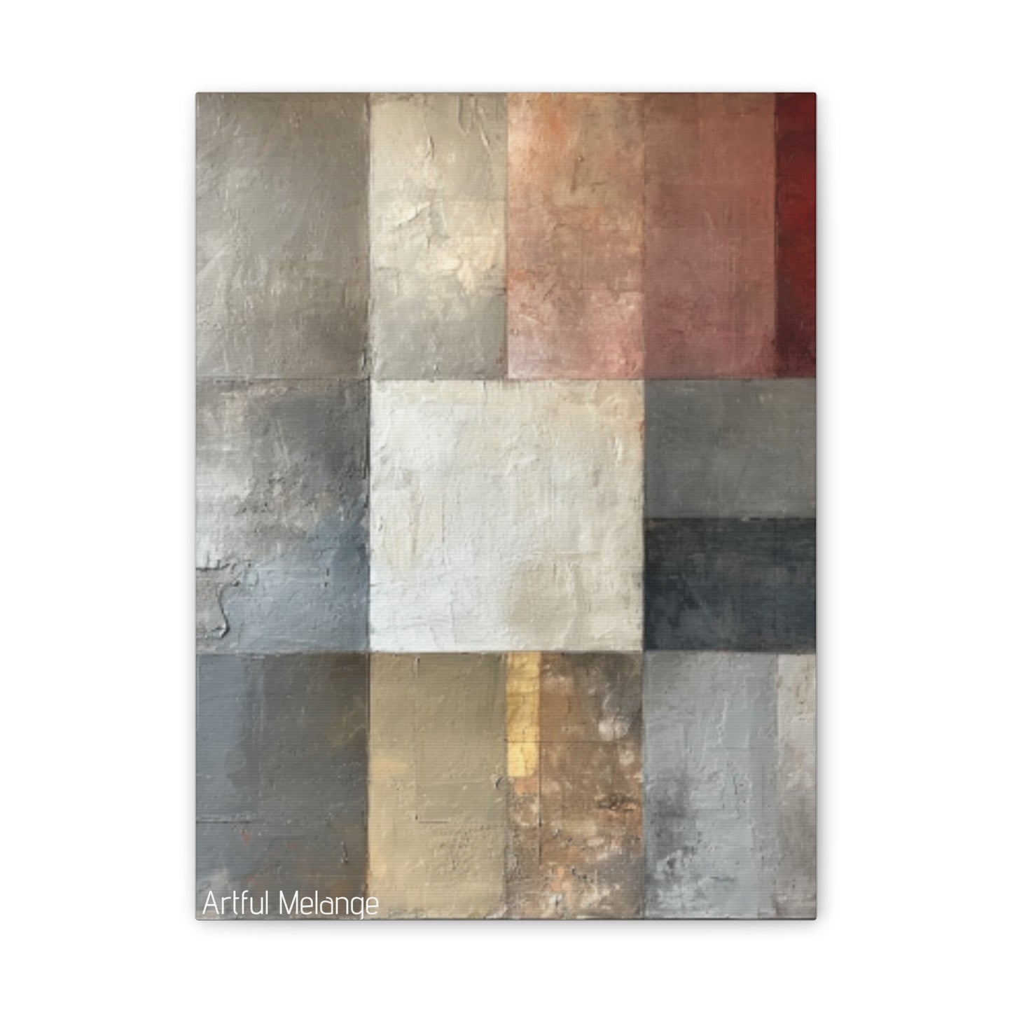 Primary Elegance: A Symphony of Sophistication Canvas Print