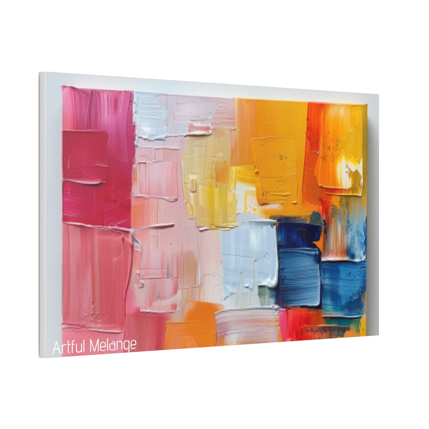 Primary Elegance: A Symphony of Sophistication Canvas Print