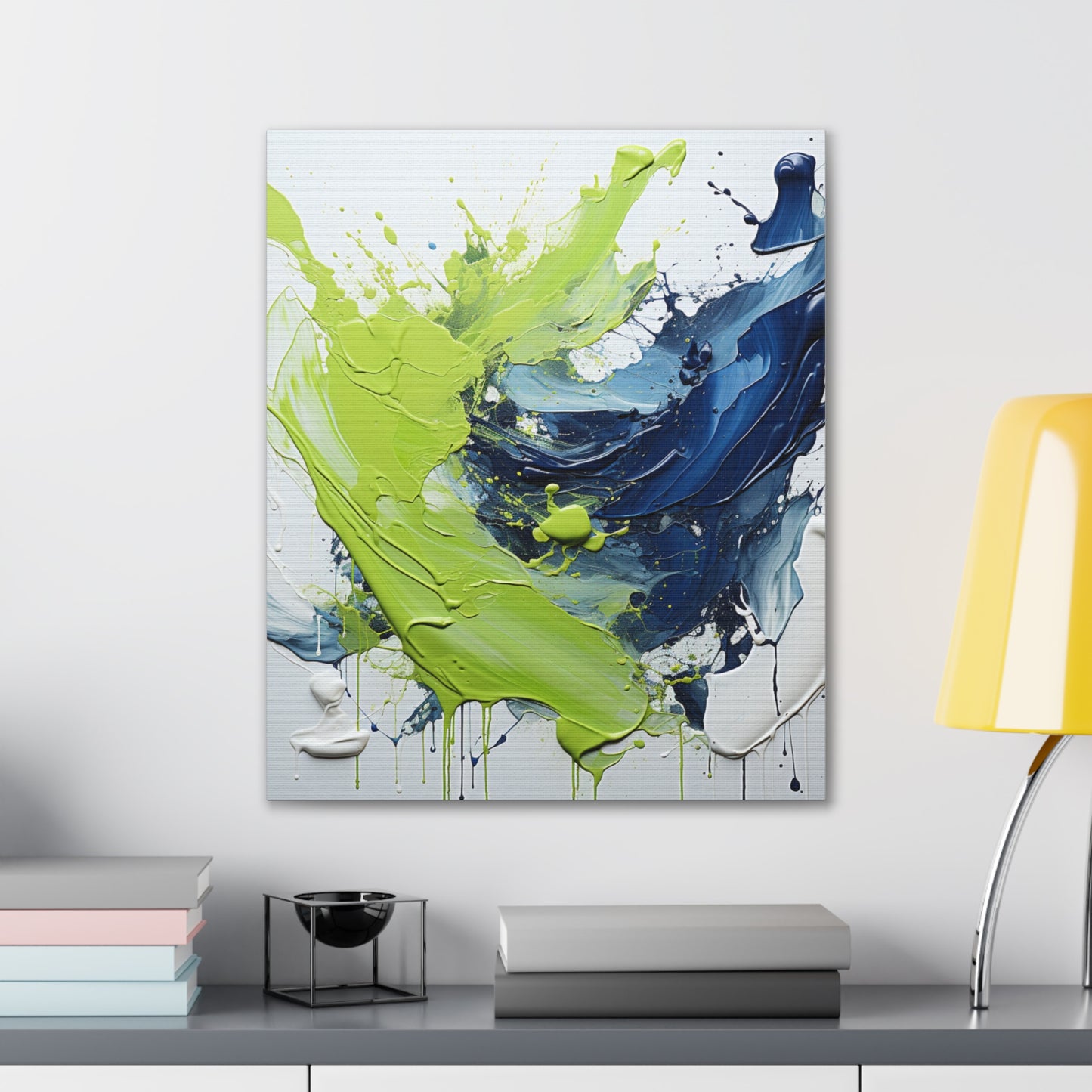 Acrylic Abstract Canvas Print - Richly Textured Artistry