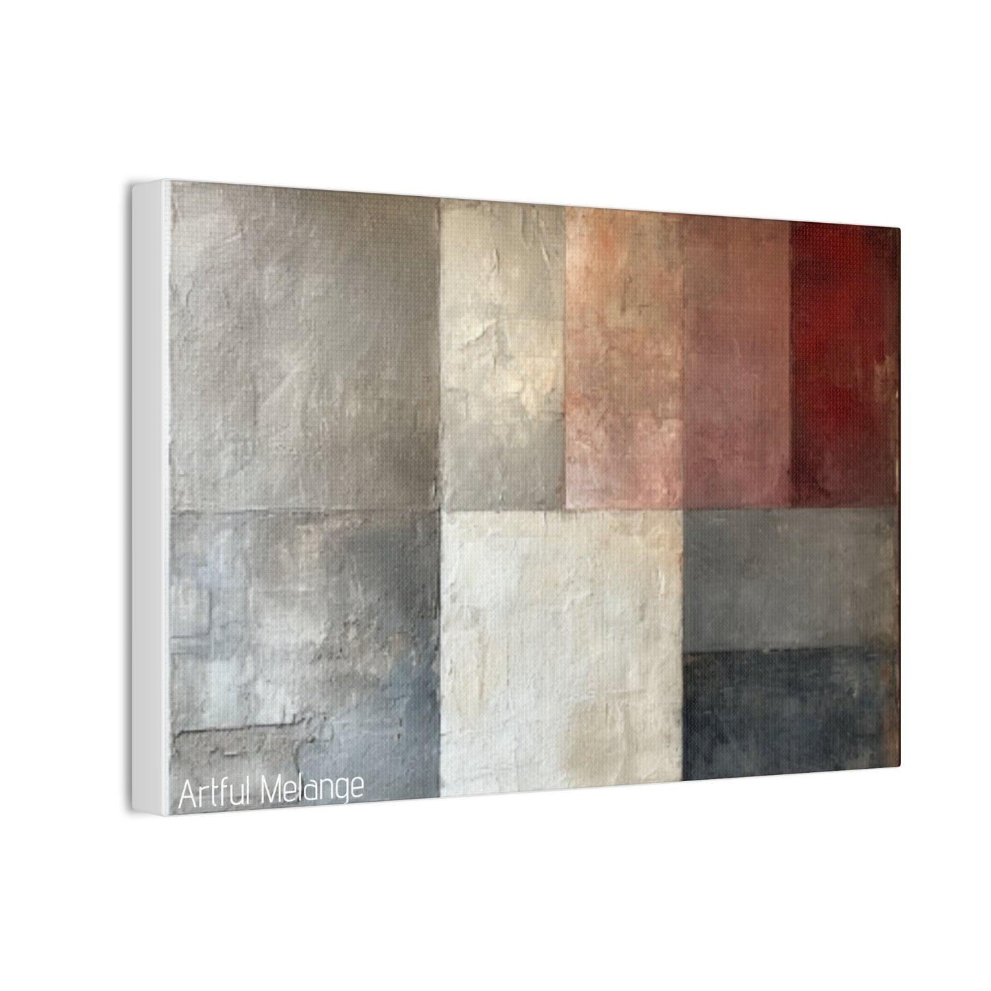 Primary Elegance: A Symphony of Sophistication Canvas Print