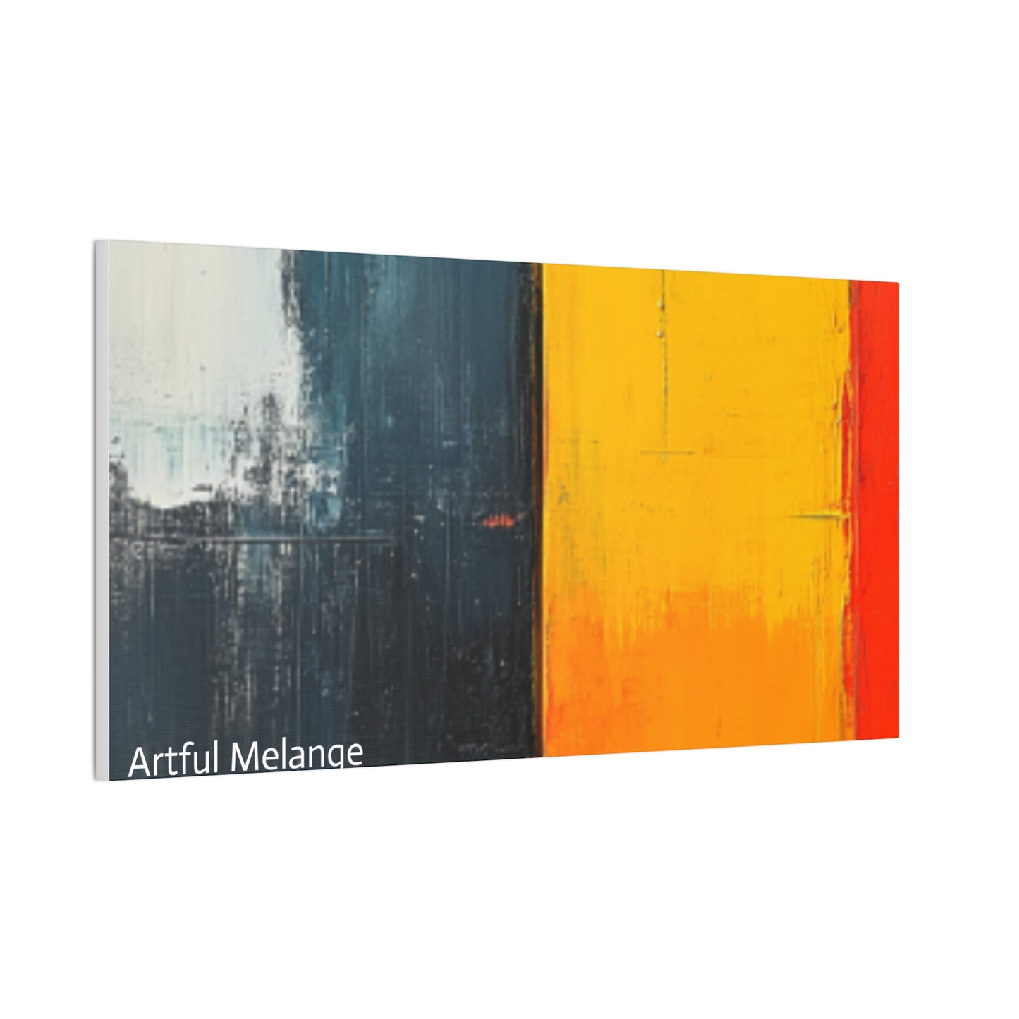 Acrylic Abstract Canvas Print - Richly Textured Artistry