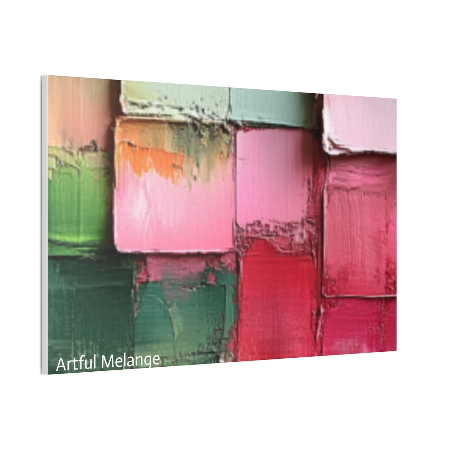 Acrylic Abstract Canvas Print - Richly Textured Artistry