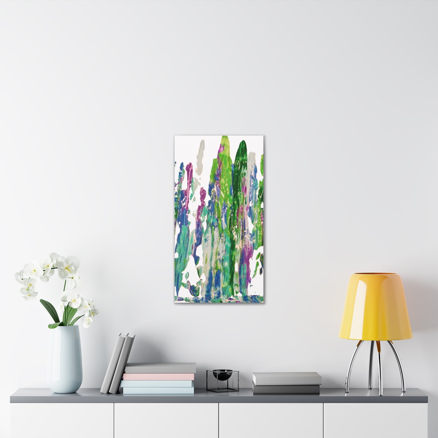 Acrylic Abstract Canvas Print - Richly Textured Artistry