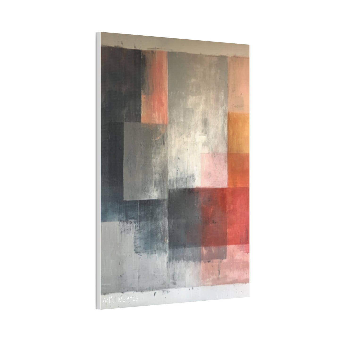 Primary Elegance: A Symphony of Sophistication Canvas Print