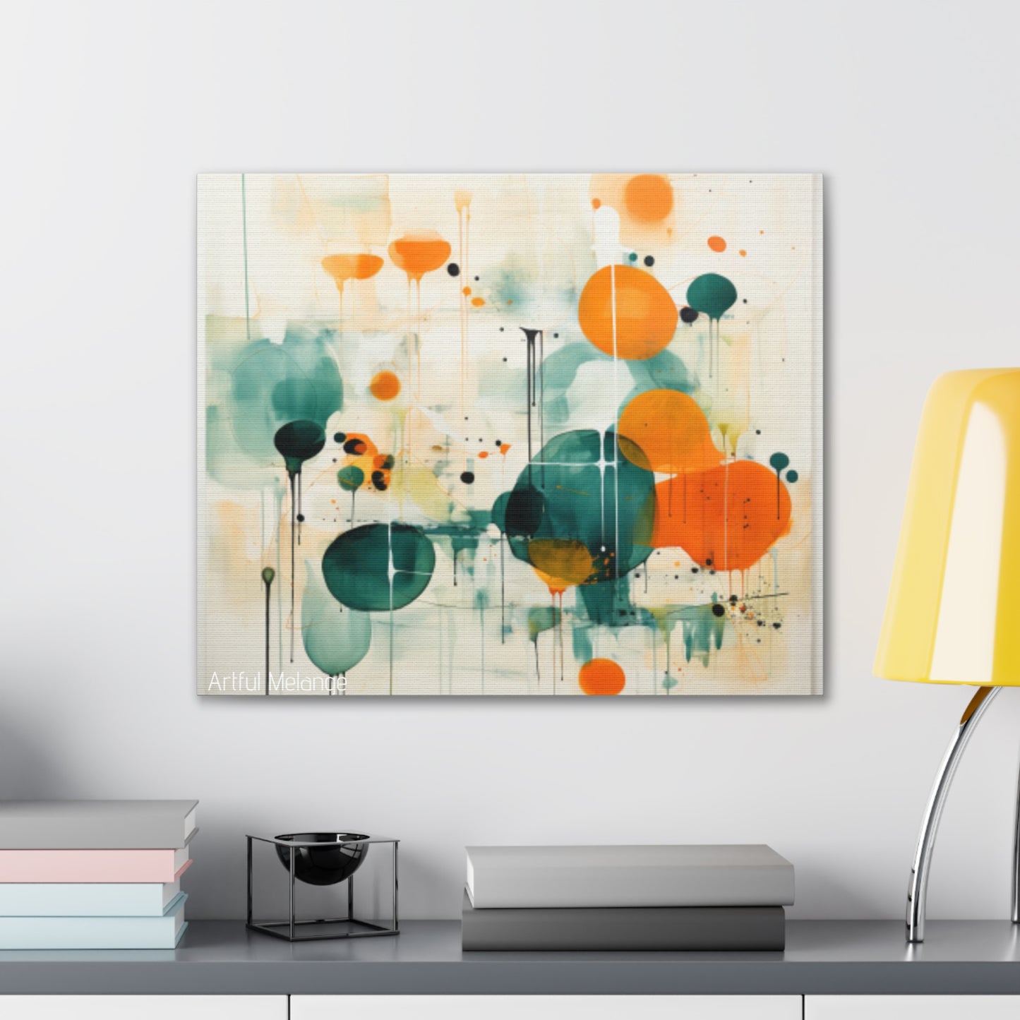 Primary Elegance: A Symphony of Sophistication Canvas Print