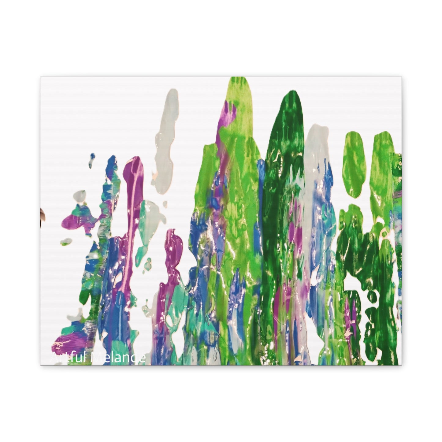 Acrylic Abstract Canvas Print - Richly Textured Artistry