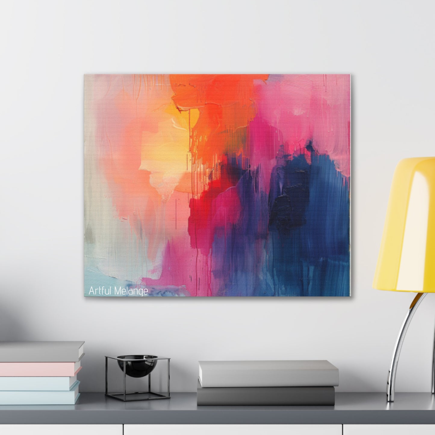 Primary Elegance: A Symphony of Sophistication Canvas Print