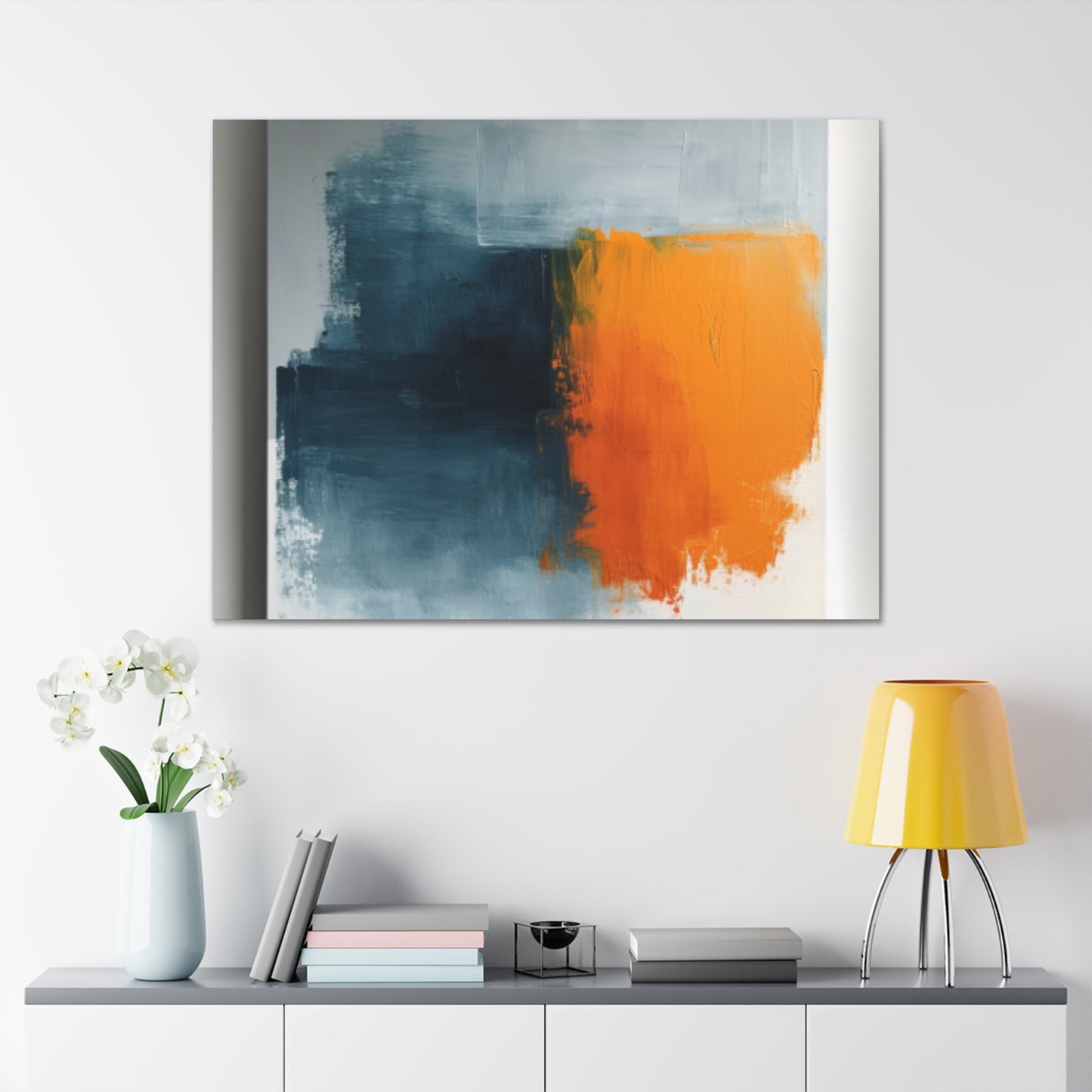 Primary Elegance: A Symphony of Sophistication Canvas Print