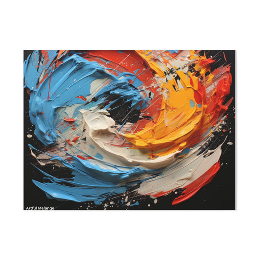 Acrylic Abstract  Canvas Print - Richly Textured Artistry