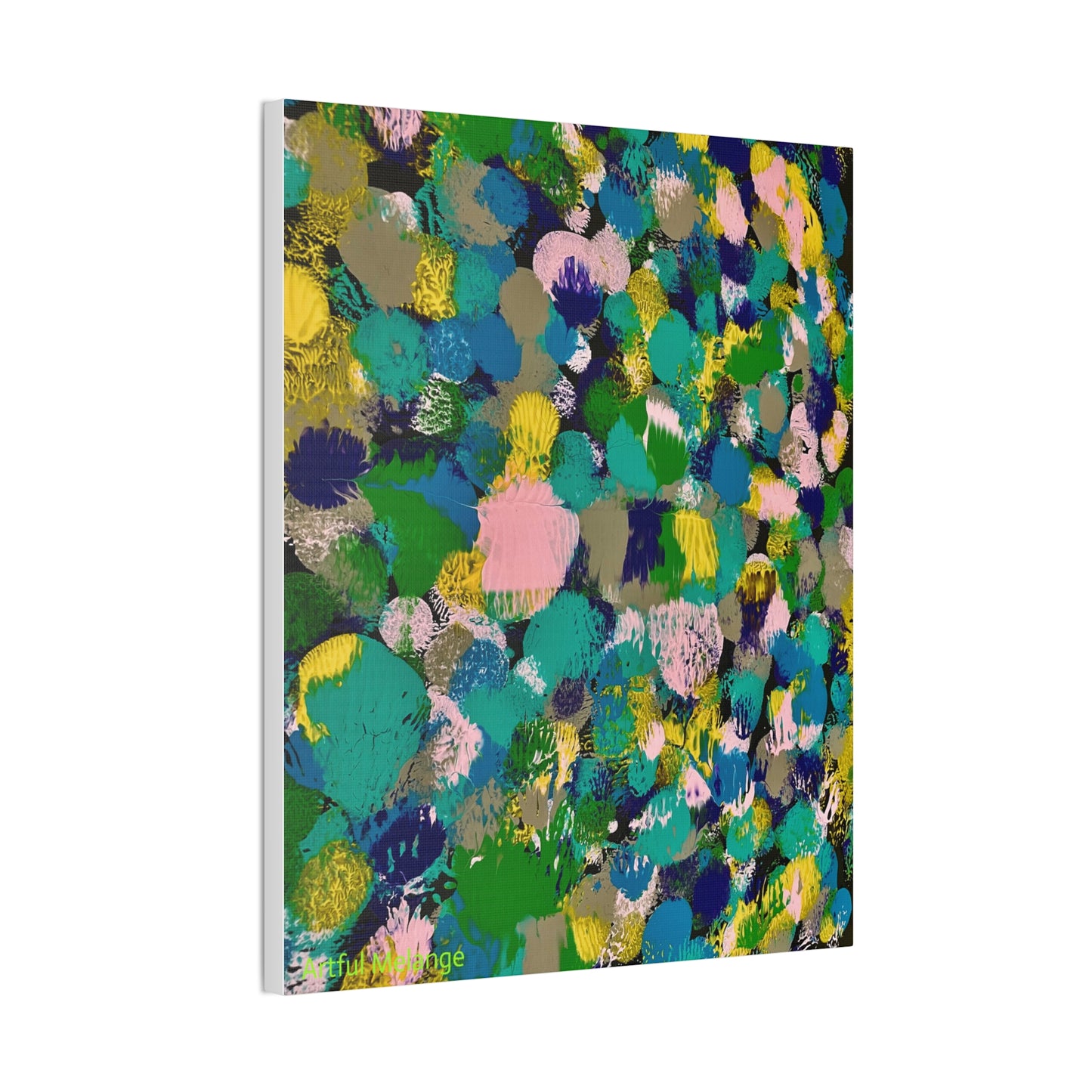 Acrylic Abstract Canvas Print - Richly Textured Artistry