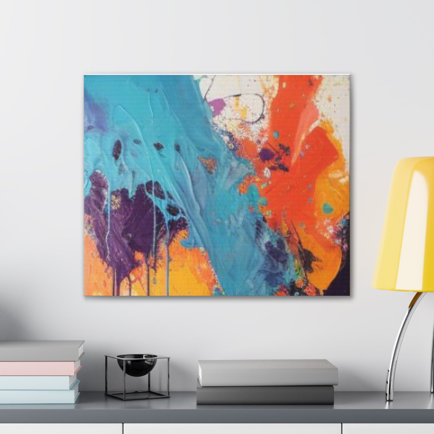 Primary Elegance: A Symphony of Sophistication Canvas Print