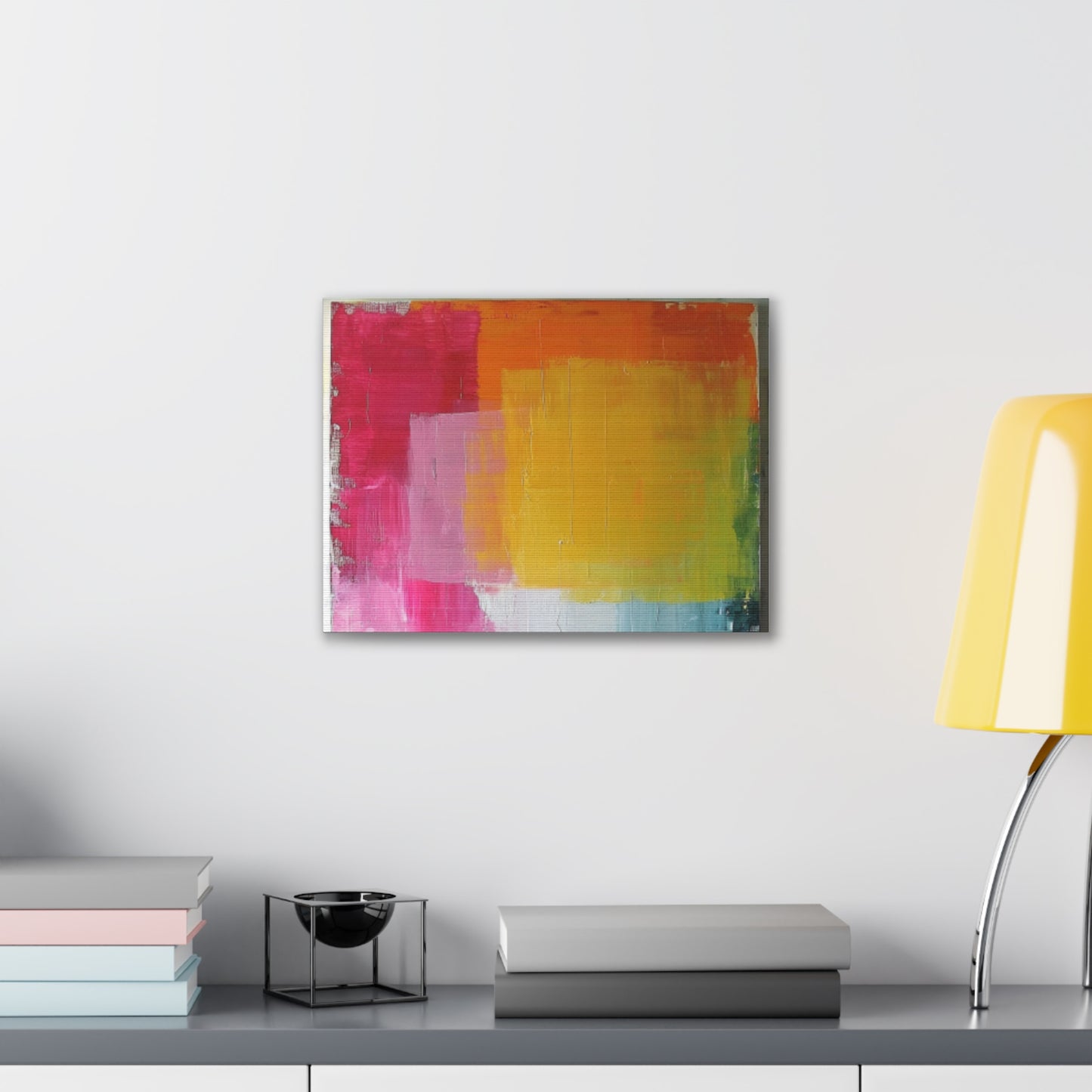 Primary Elegance: A Symphony of Sophistication Canvas Print