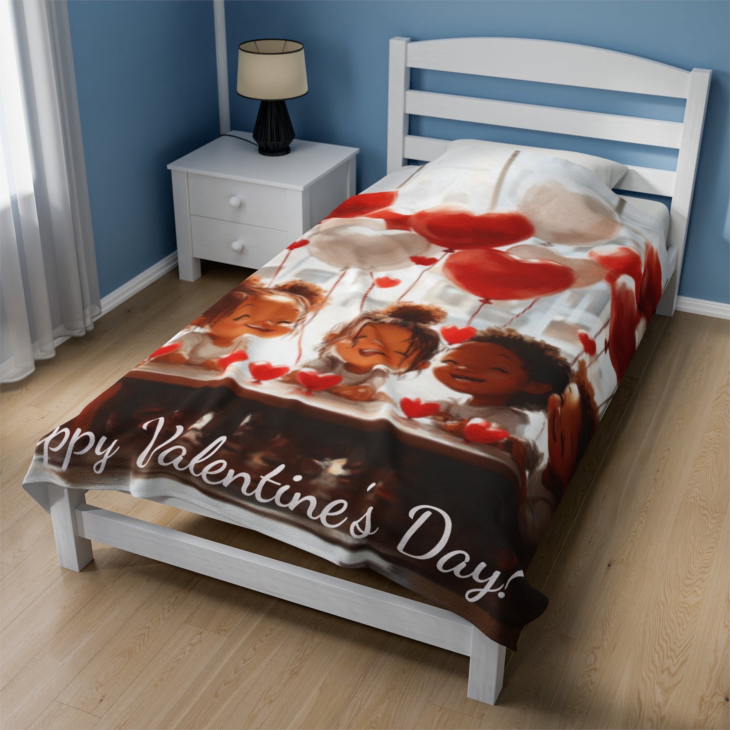 Velveteen Plush Valentine's Day Blanket 29