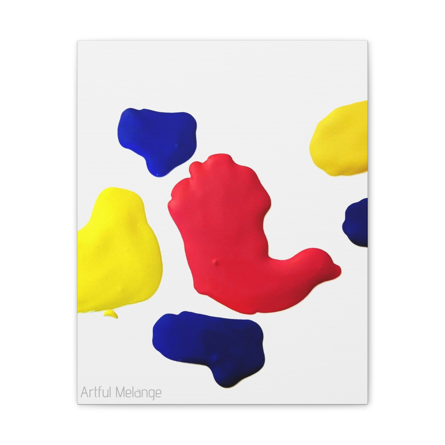 Primary Elegance: A Symphony of Sophistication Canvas Print