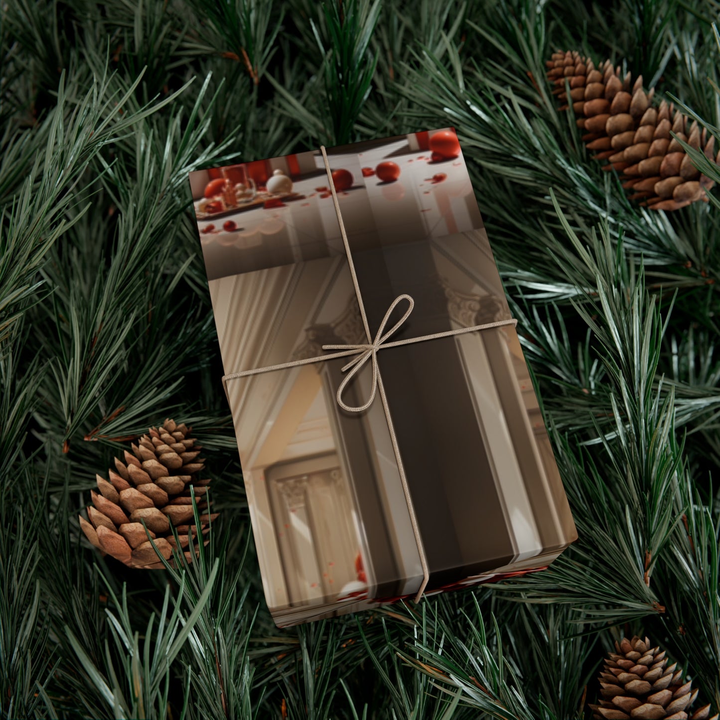 Elegant Red Holiday Wrapping Paper Collection – Elevate Your Gifts with Sophisticated Style