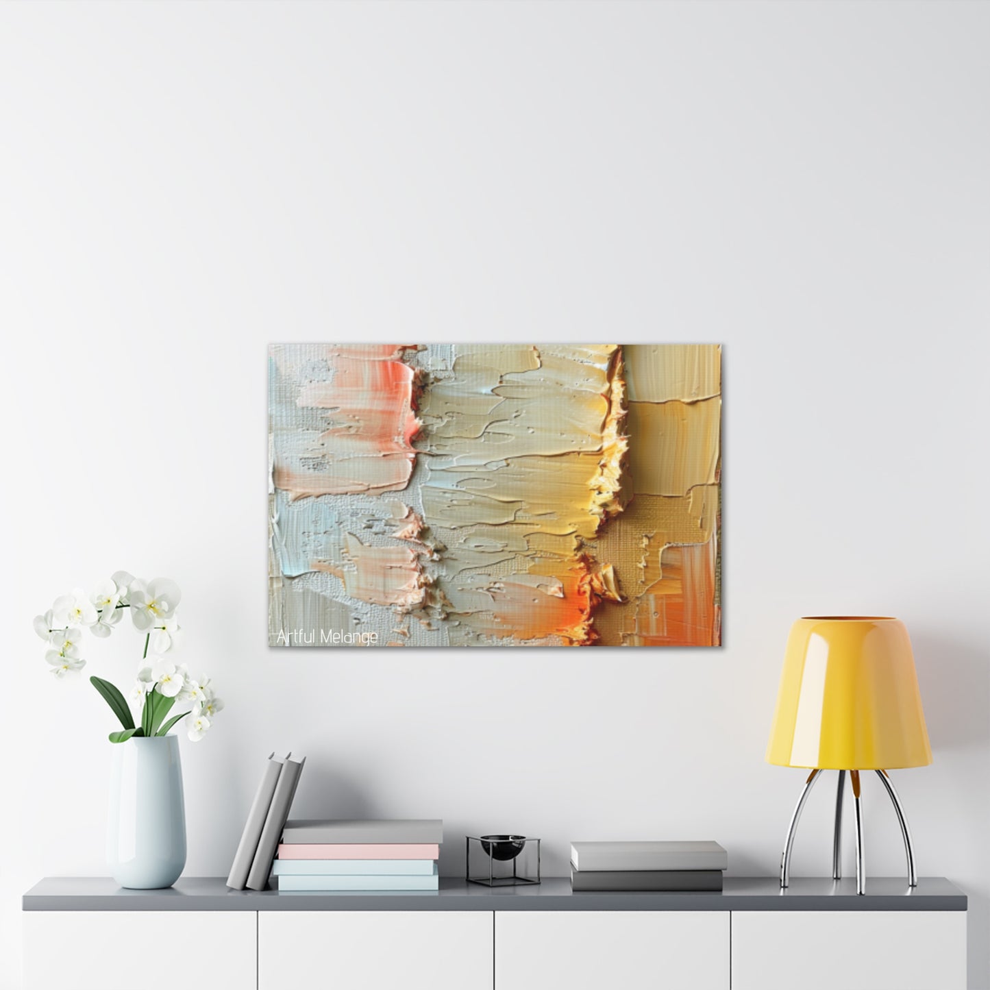 Primary Elegance: A Symphony of Sophistication Canvas Print