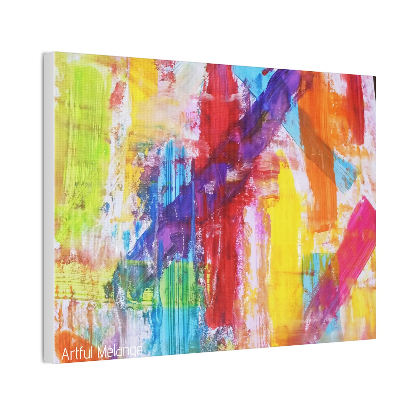 Primary Elegance: A Symphony of Sophistication Canvas Print