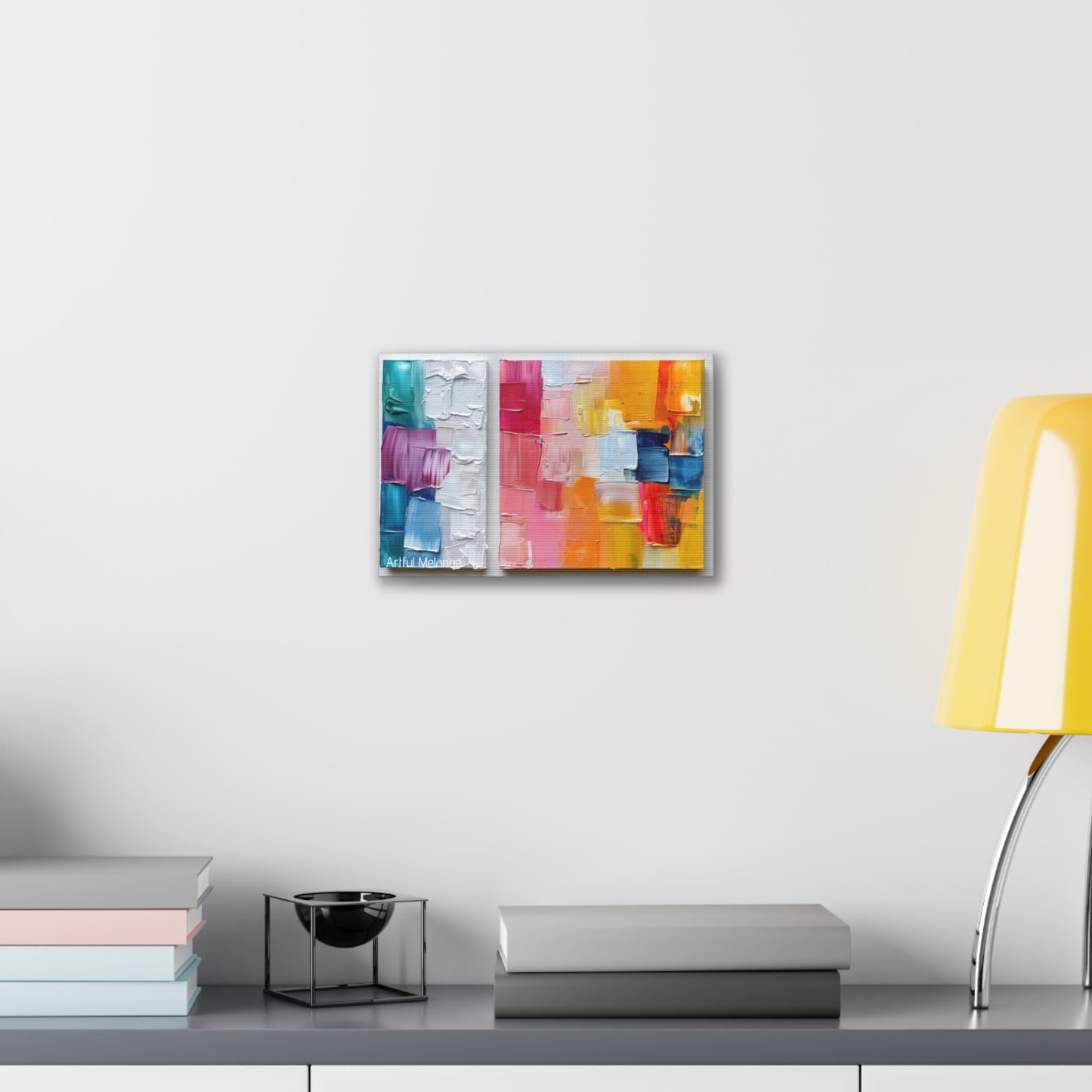 Primary Elegance: A Symphony of Sophistication Canvas Print