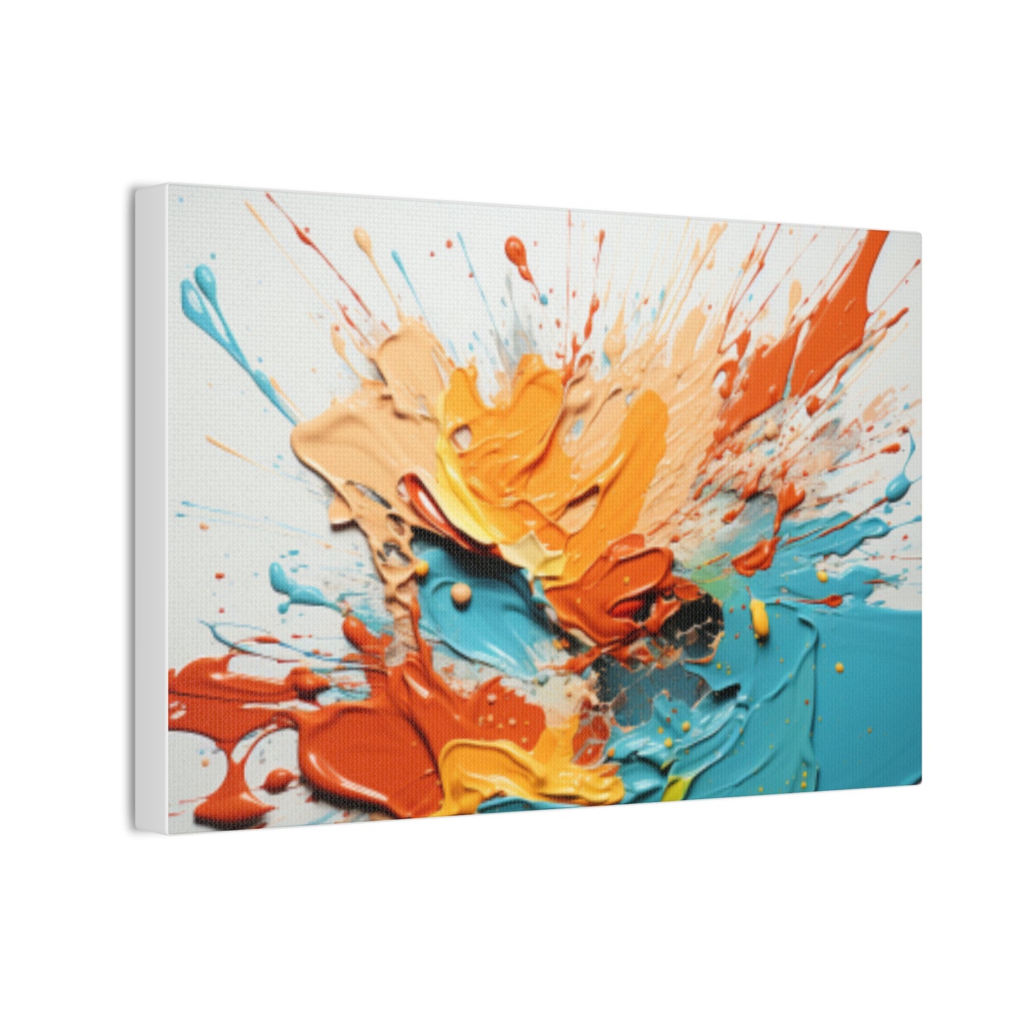 Primary Elegance: A Symphony of Sophistication Canvas Print