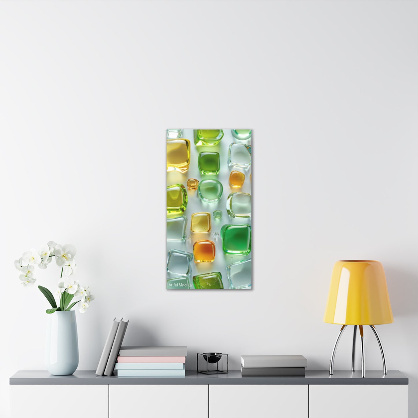 Primary Elegance: A Symphony of Sophistication Canvas Print