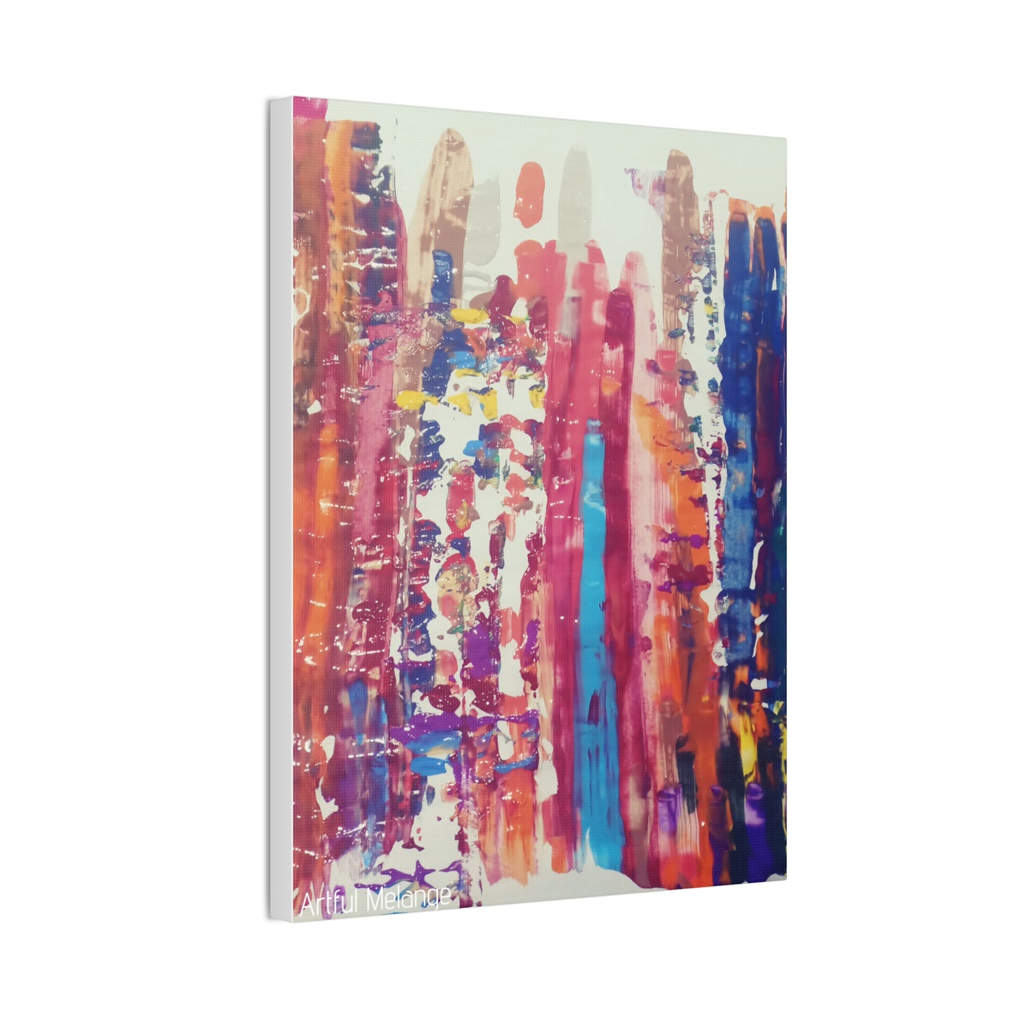 Primary Elegance: A Symphony of Sophistication Canvas Print