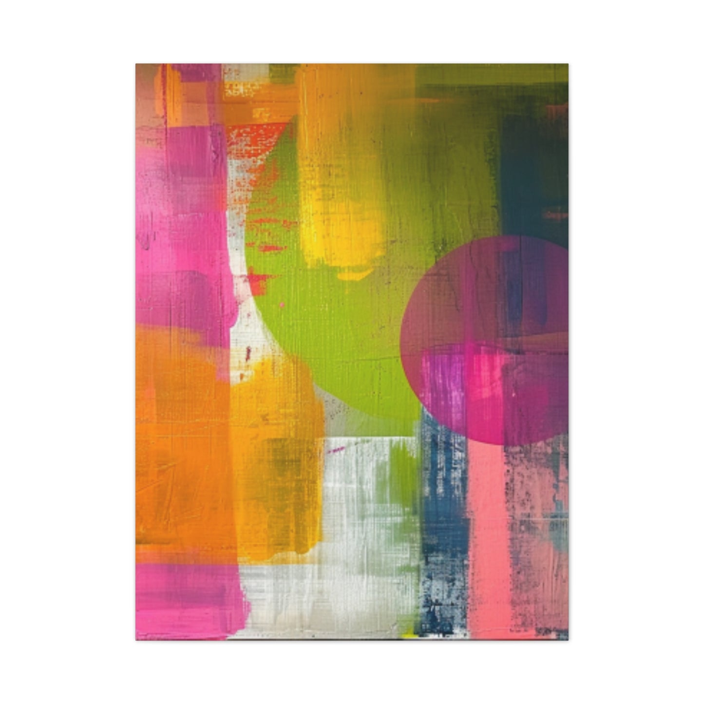 Primary Elegance: A Symphony of Sophistication Canvas Print