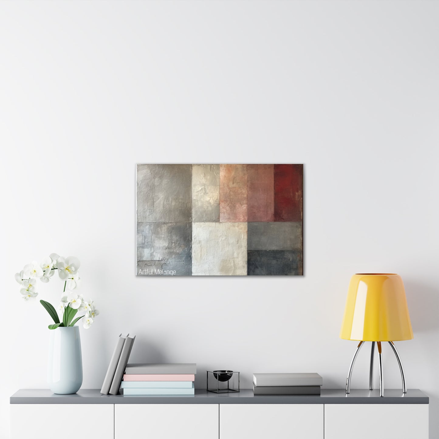 Primary Elegance: A Symphony of Sophistication Canvas Print