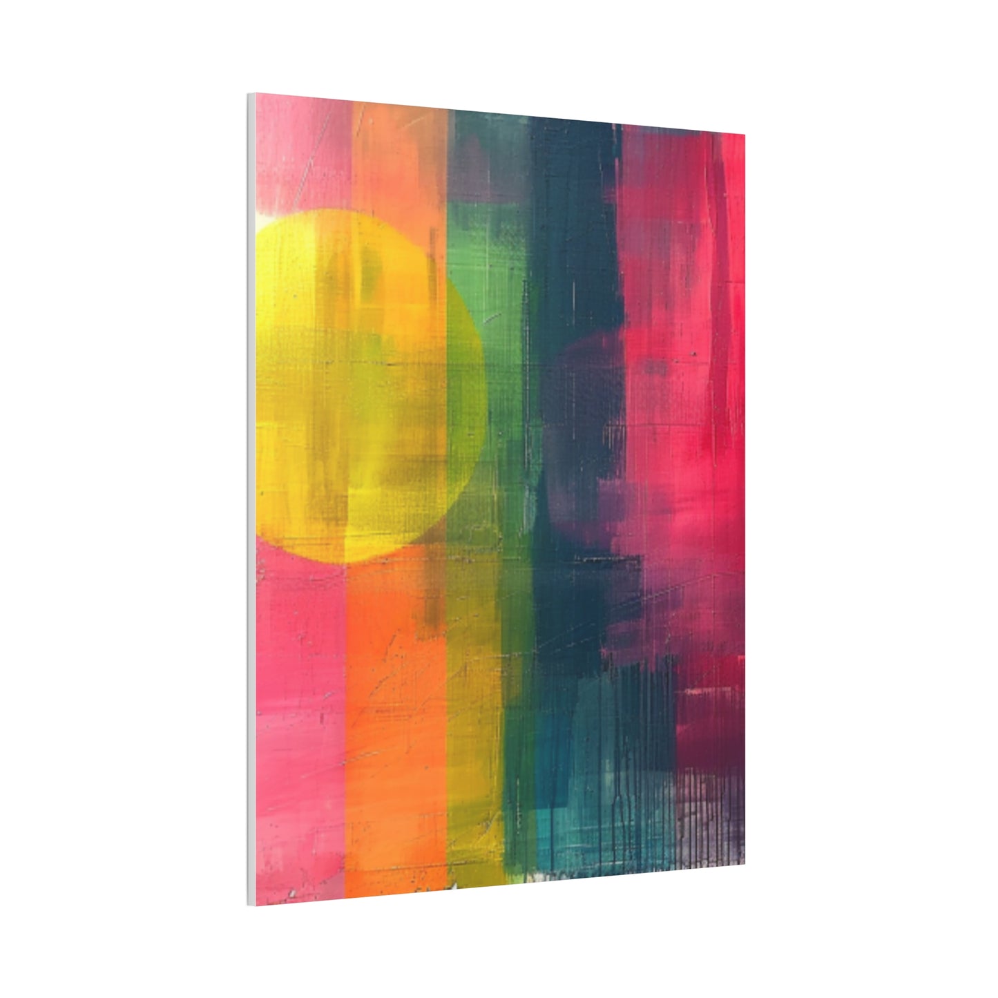 Primary Elegance: A Symphony of Sophistication Canvas Print