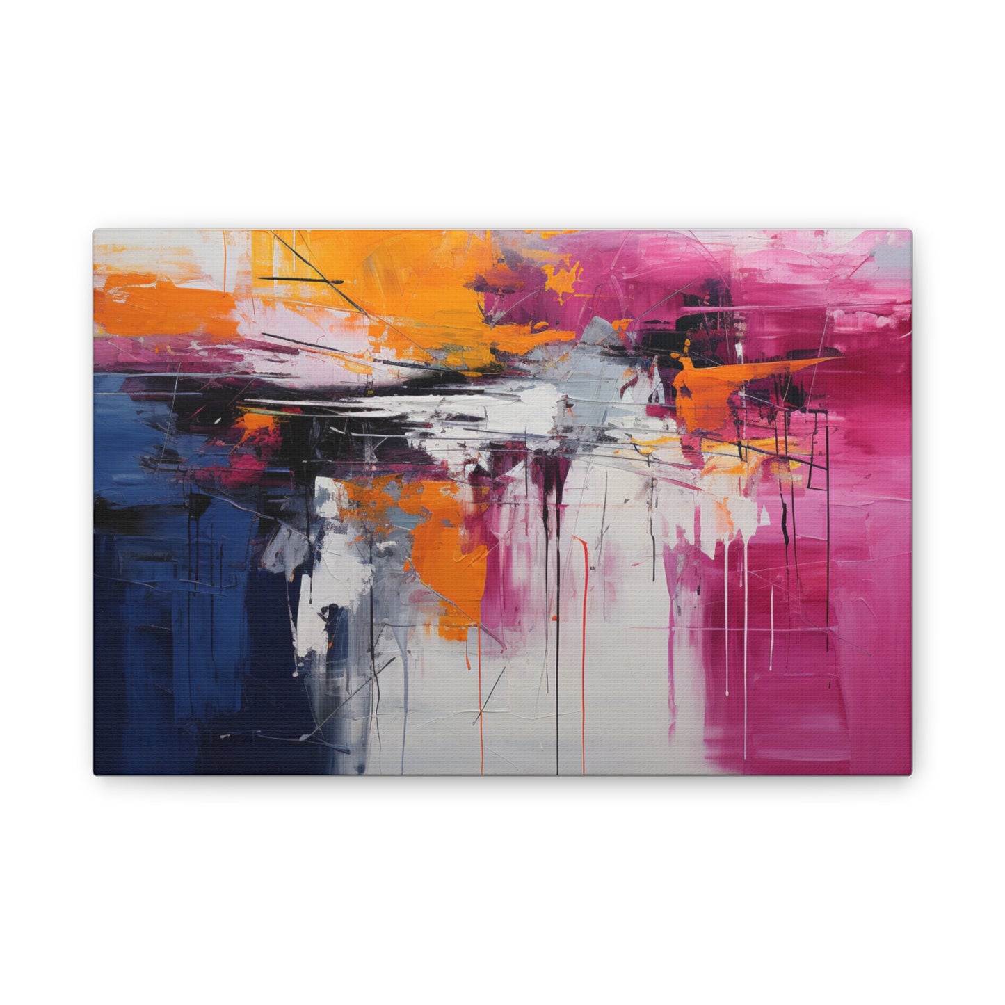 Primary Elegance: A Symphony of Sophistication Canvas Print