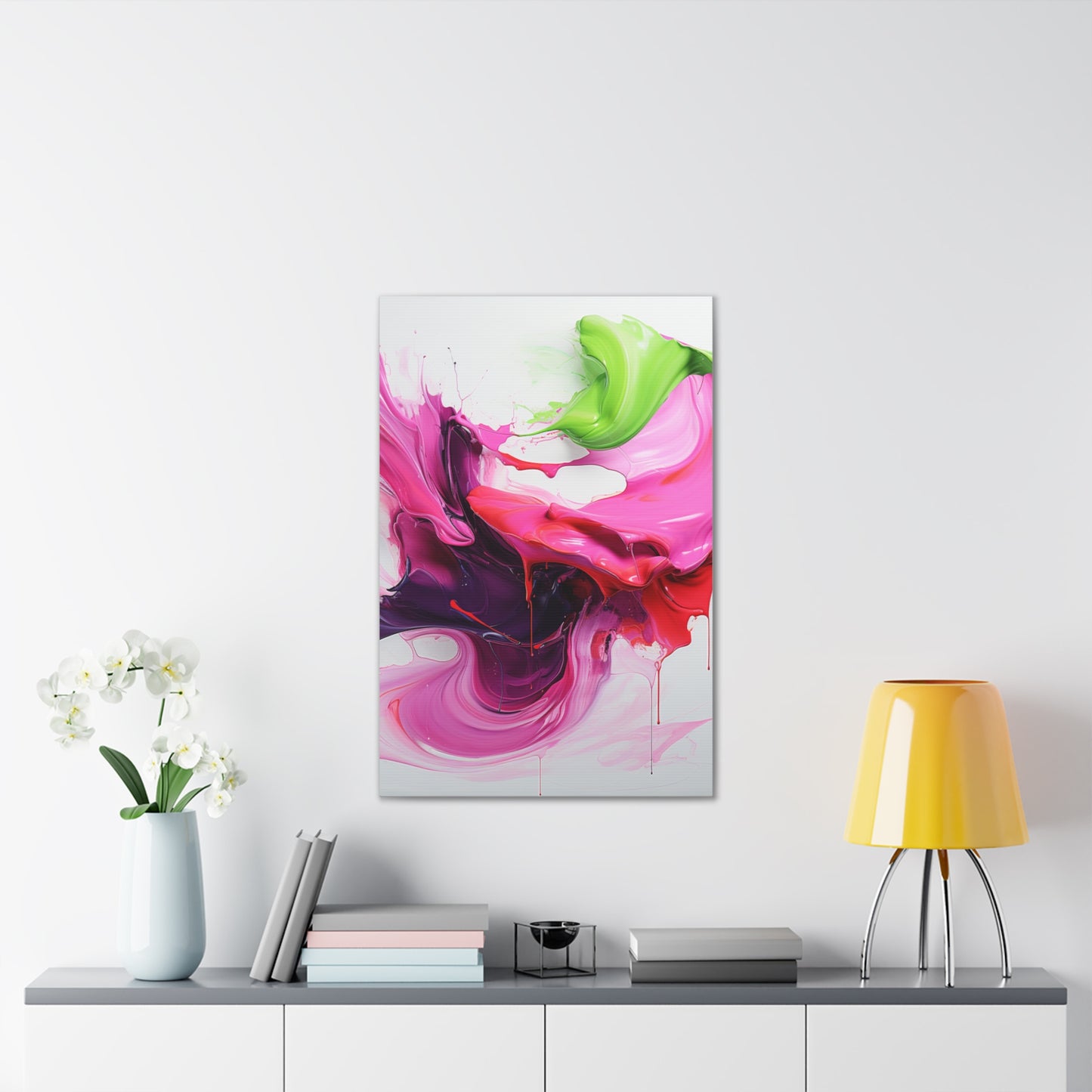 Acrylic Abstract Canvas Print - Richly Textured Artistry