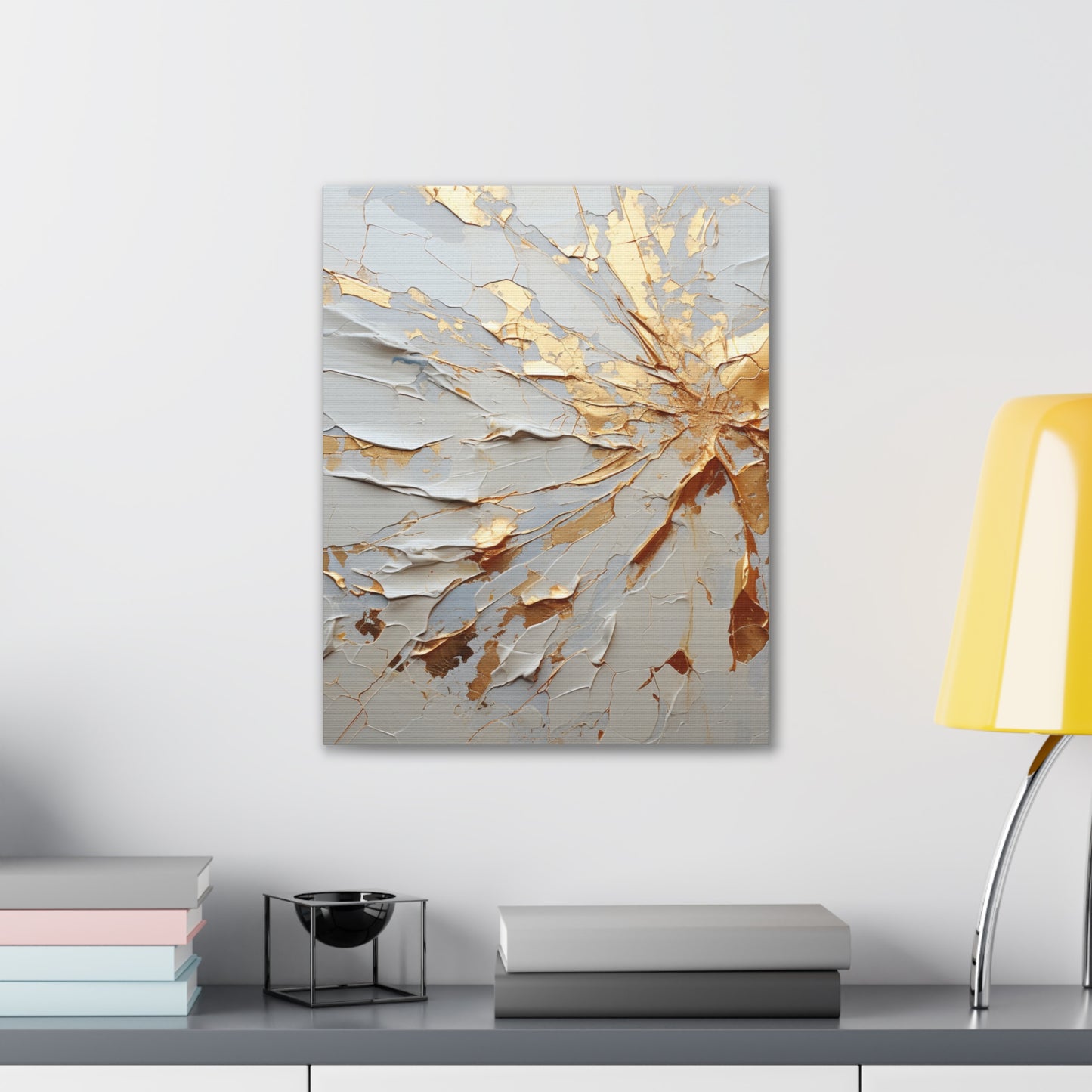 Acrylic Abstract Canvas Print - Richly Textured Artistry