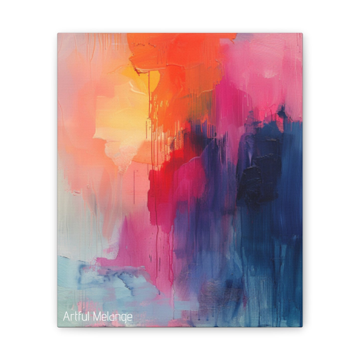 Primary Elegance: A Symphony of Sophistication Canvas Print