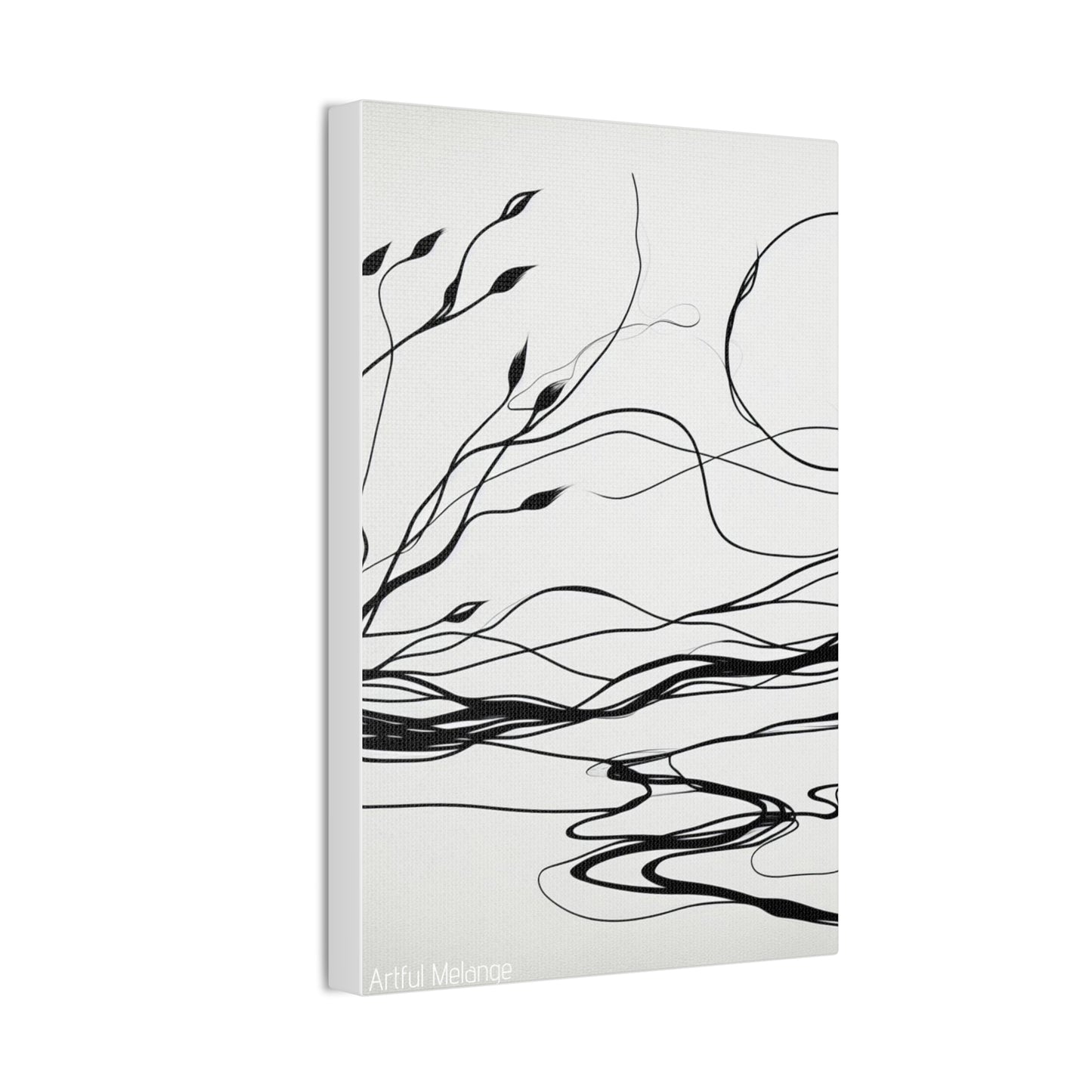 Primary Elegance: A Symphony of Sophistication Canvas Print