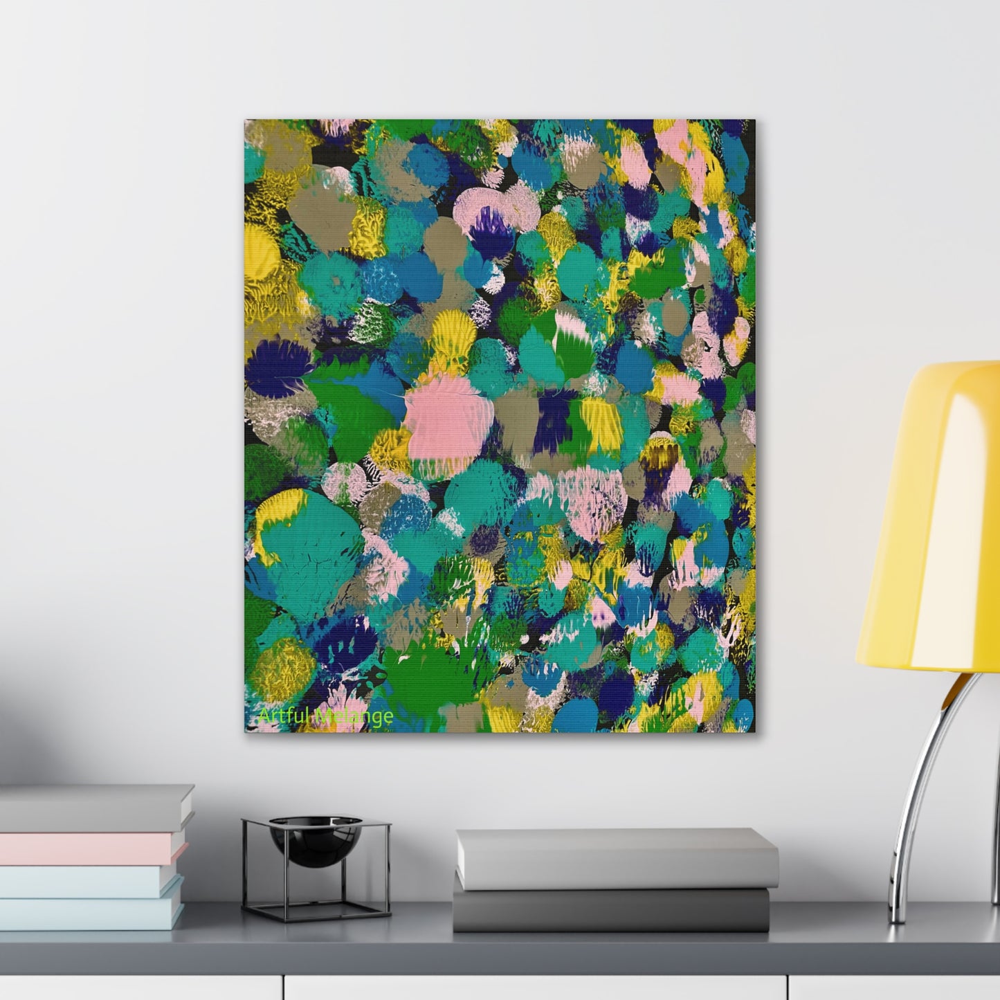 Acrylic Abstract Canvas Print - Richly Textured Artistry