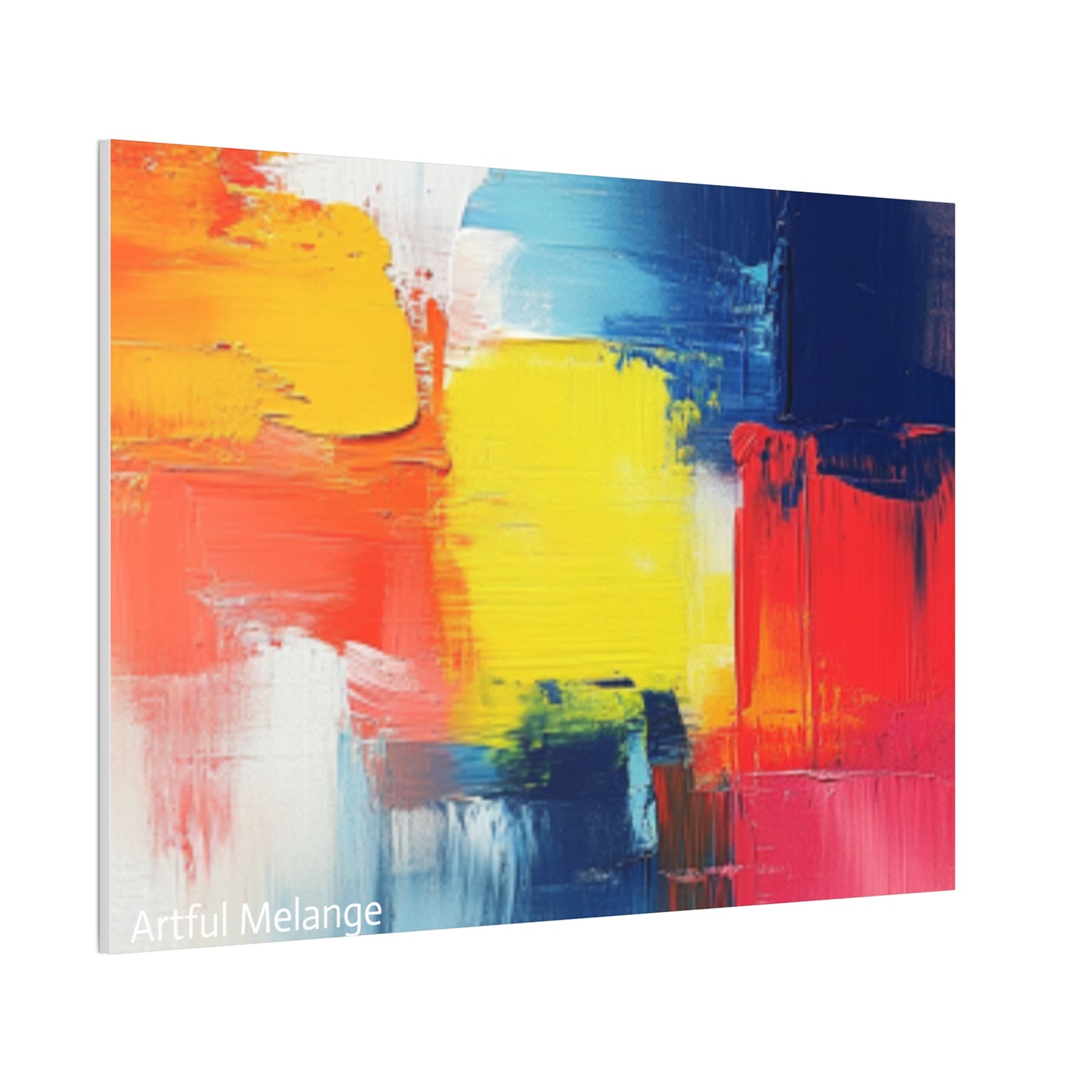 Acrylic Abstract Canvas Print - Richly Textured Artistry