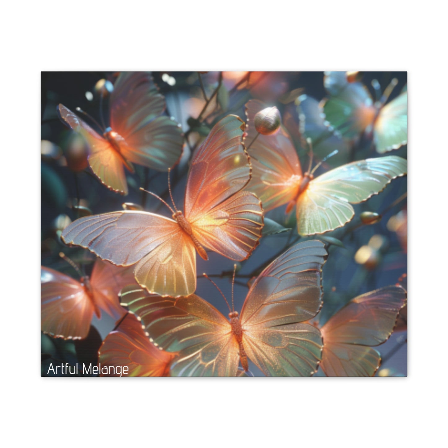 Fluttering Dreams: Butterfly Canvas Print Collection