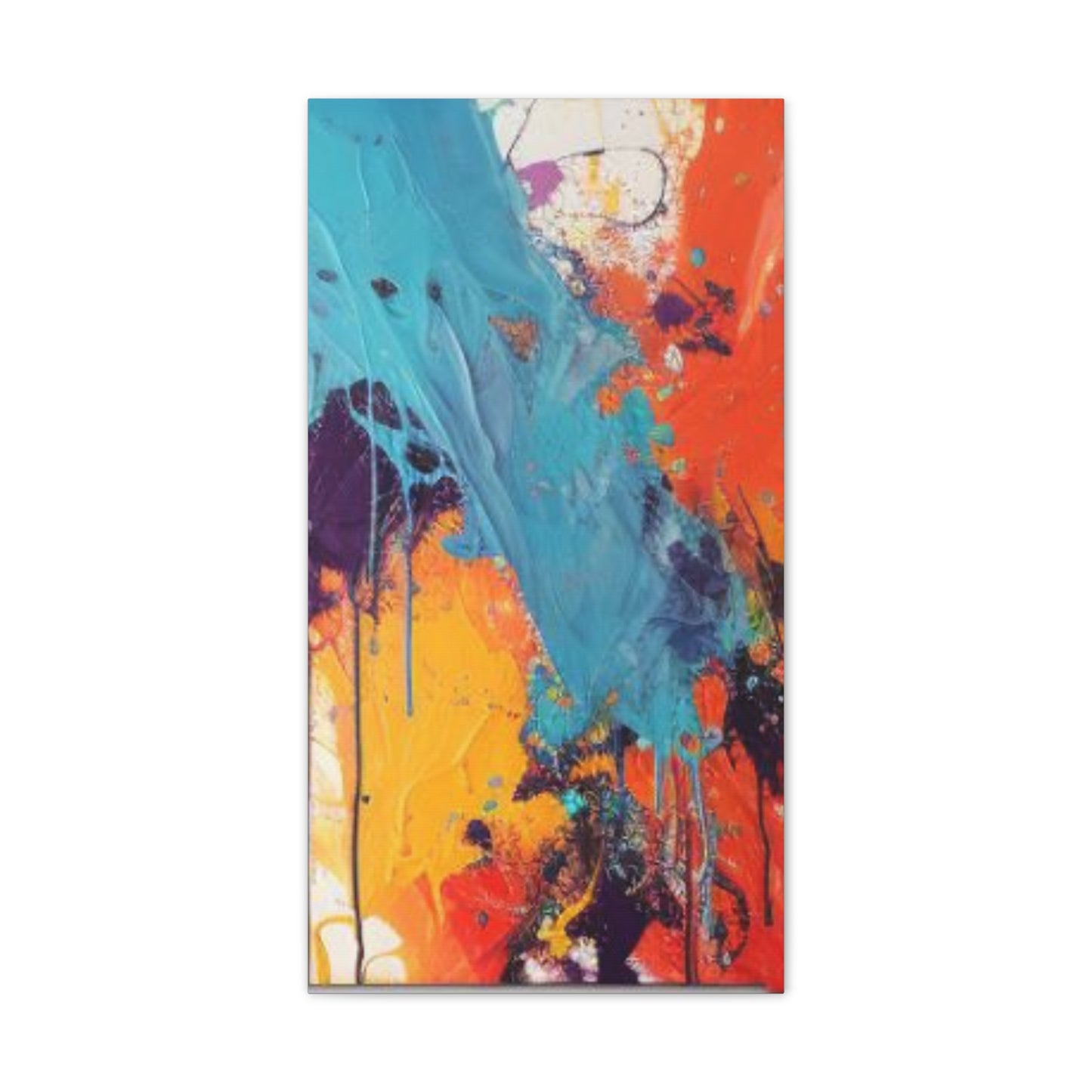 Primary Elegance: A Symphony of Sophistication Canvas Print