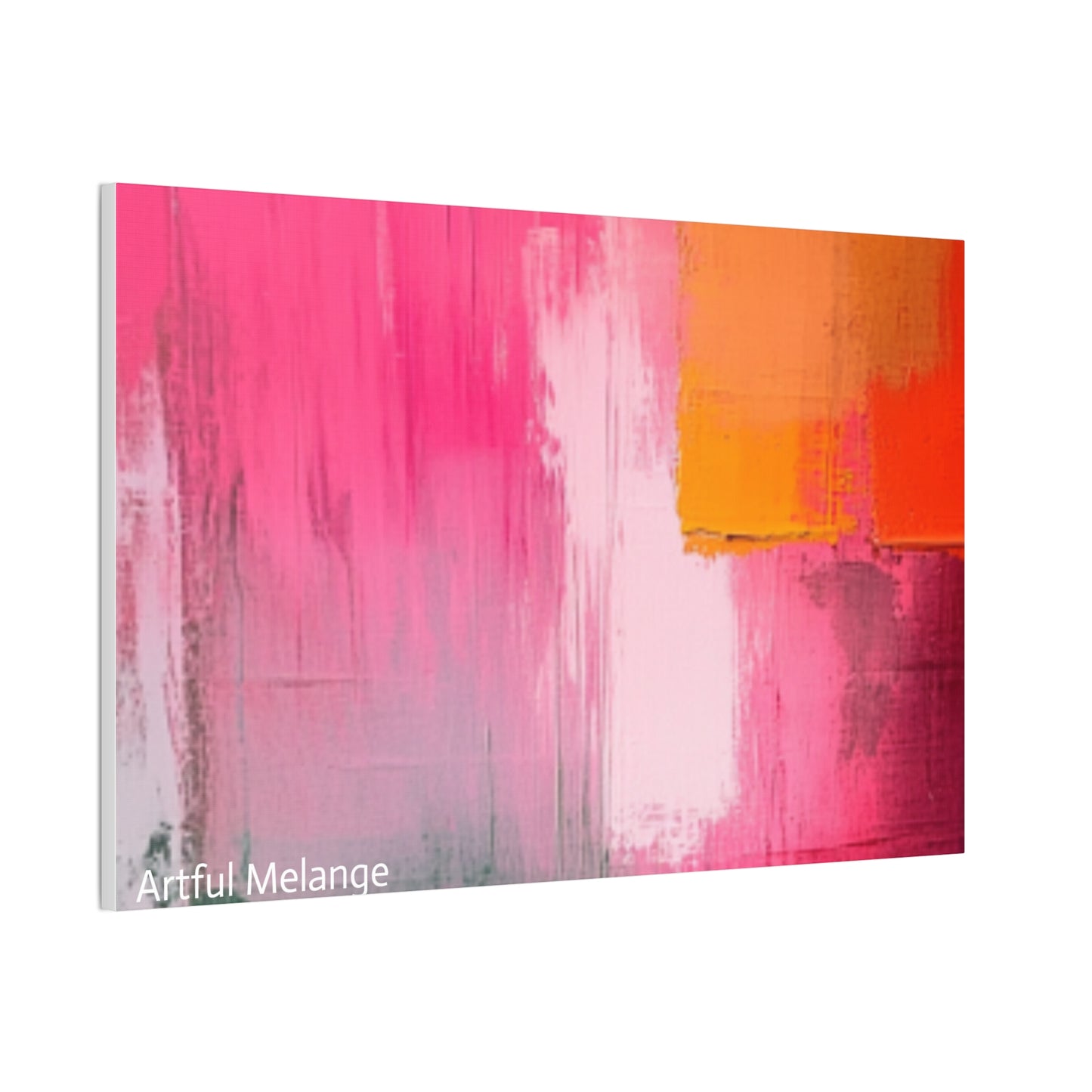 Acrylic Abstract Canvas Print - Richly Textured Artistry