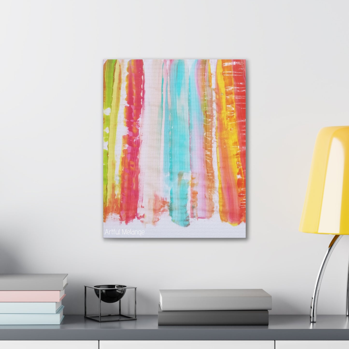 Primary Elegance: A Symphony of Sophistication Canvas Print