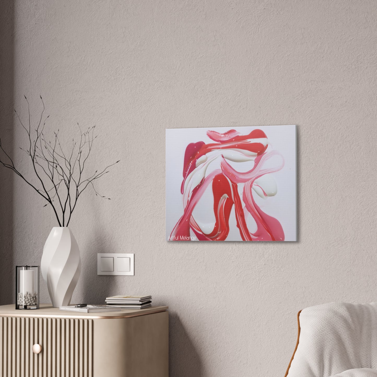 Primary Elegance: A Symphony of Sophistication Canvas Print