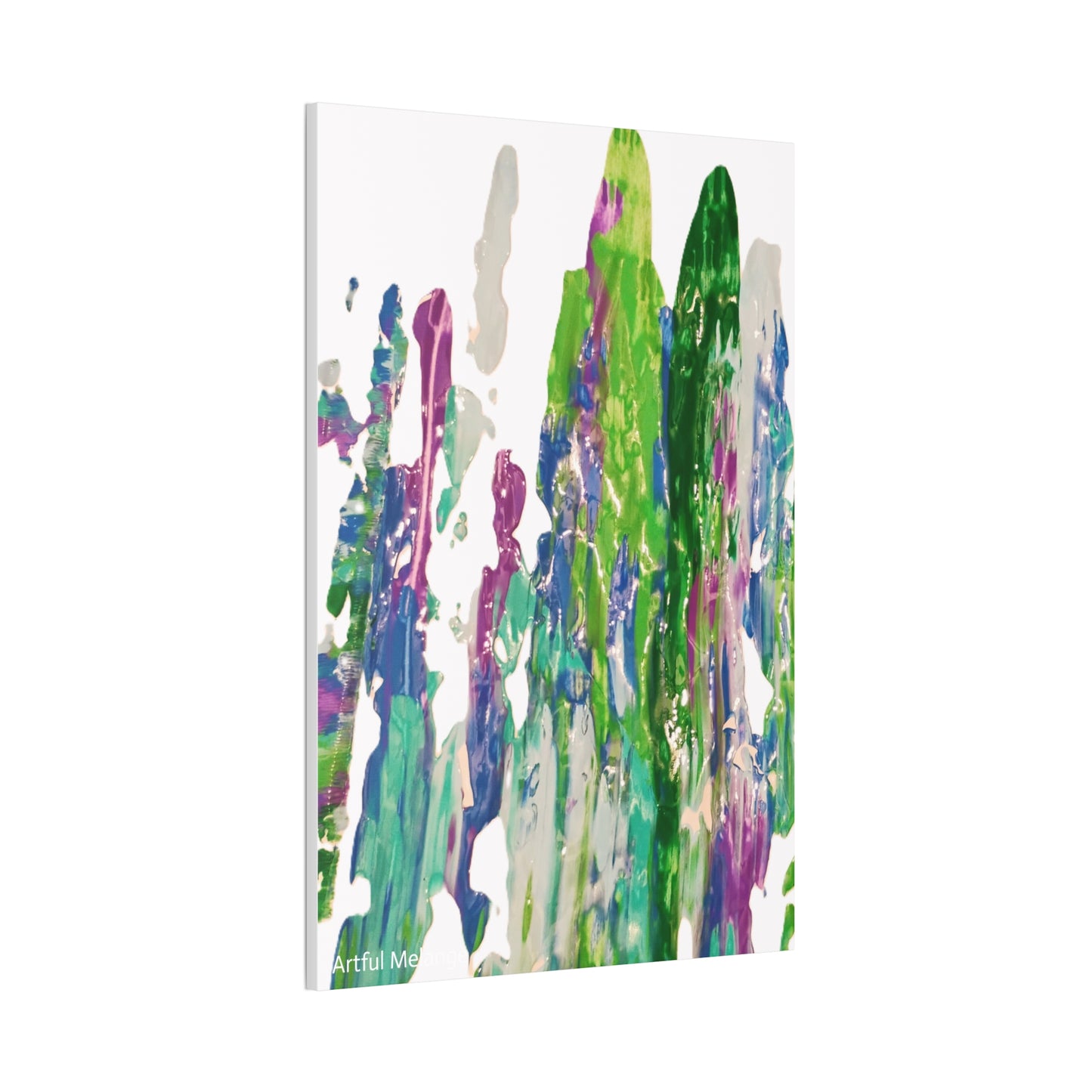 Acrylic Abstract Canvas Print - Richly Textured Artistry