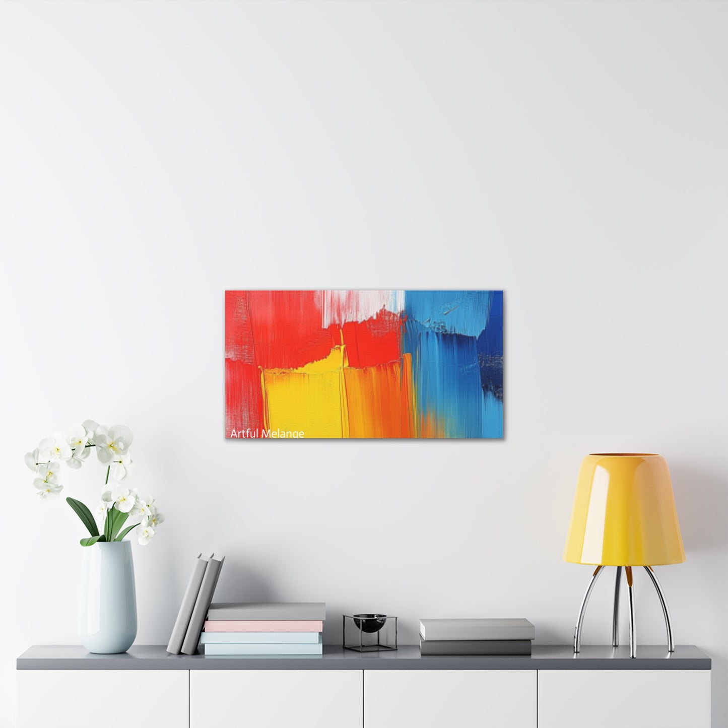 Acrylic Abstract Canvas Print - Richly Textured Artistry