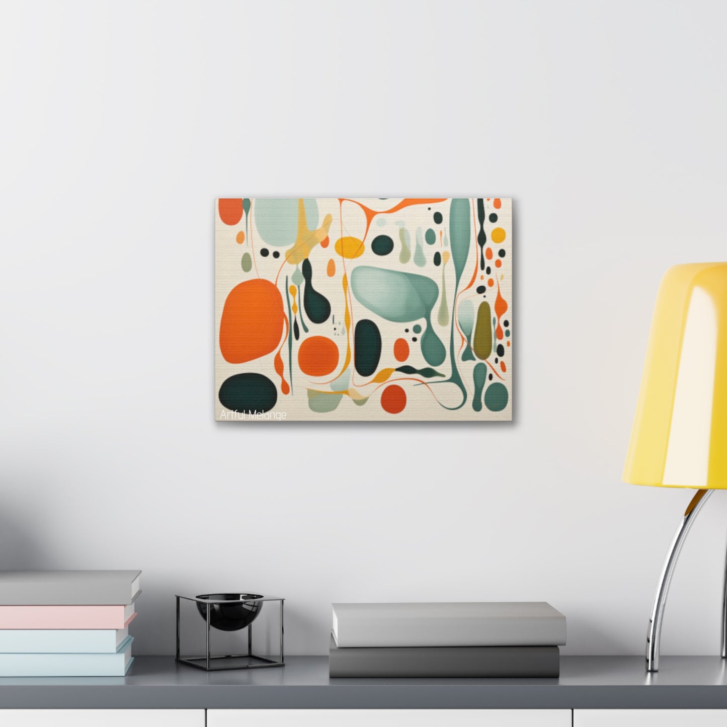 Primary Elegance: A Symphony of Sophistication Canvas Print