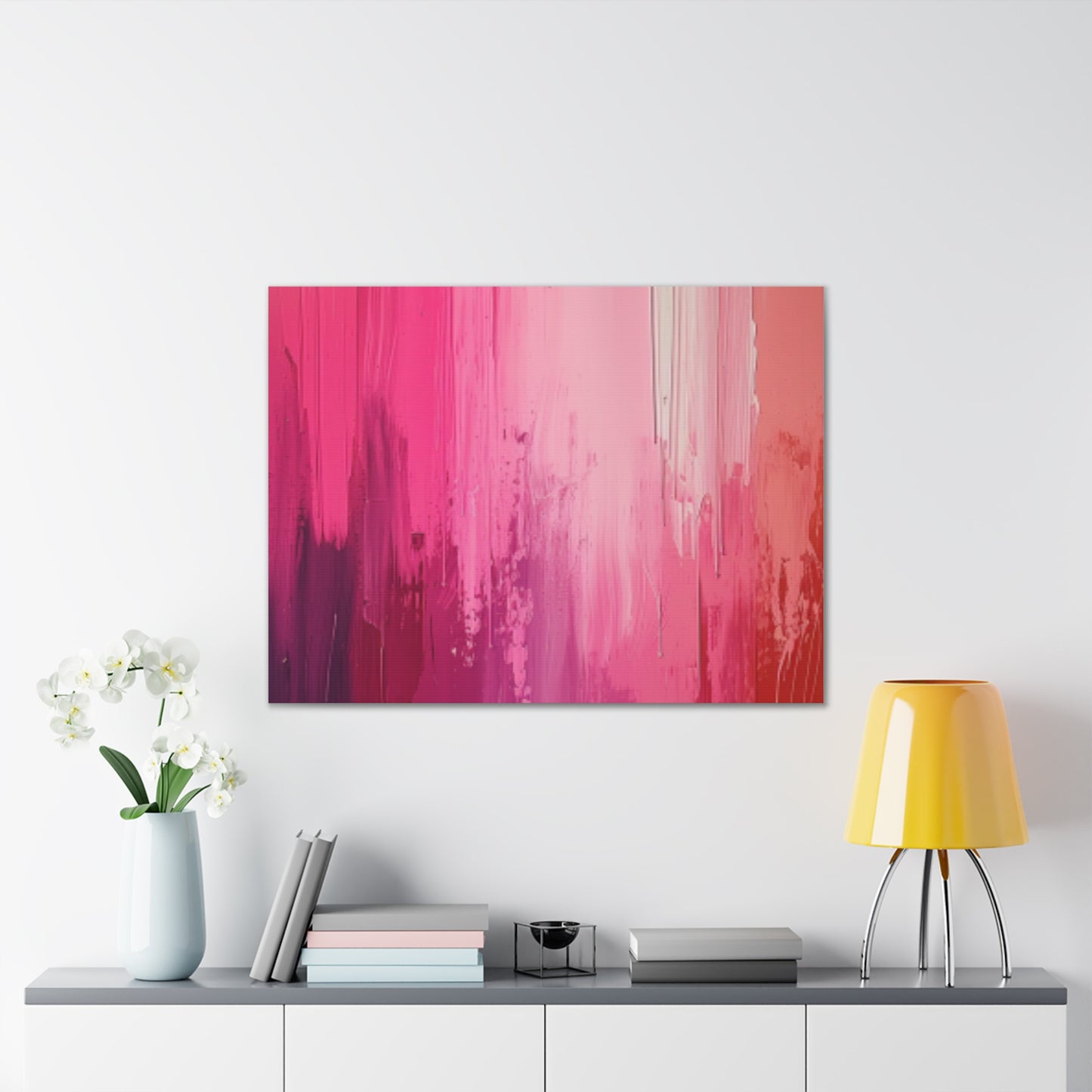 In The Pink: A Symphony of Sophistication Canvas Print