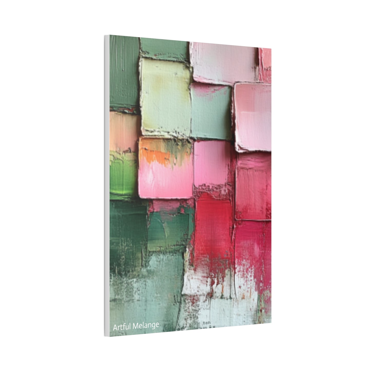 Acrylic Abstract Canvas Print - Richly Textured Artistry